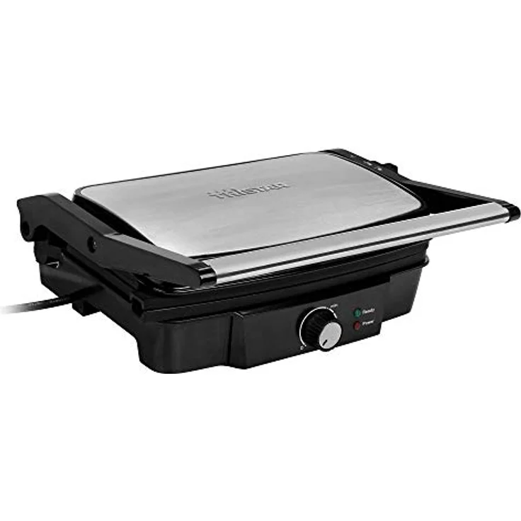 Tristar Kontaktgrill mit 180° Öffnung und Einer Bratfläche von 28 x 17 cm-auch als Tischgrill nutzbar, 1500 Watt, GR-2852, schwarz – Bild 1