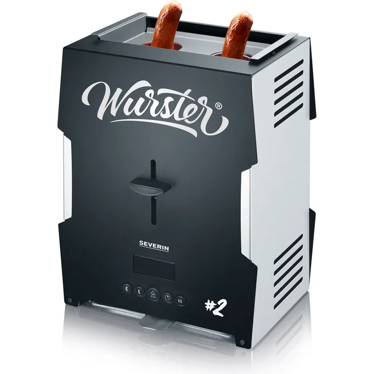 SEVERIN 5005-000 WT 5005 Wurster, Edelstahl-Kunststoff, schwarz