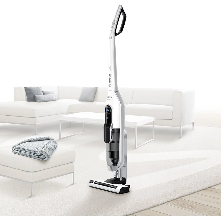 Bosch BCH6L2560 Athlet Handstaubsauger, 60 min Akkubetrieb, Zyklon-Technologie, 3 Saugmodi, weiß  – Bild 8