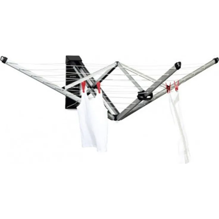 Brabantia Wandwäschespinne Wallfix, 24m Wäscheleine