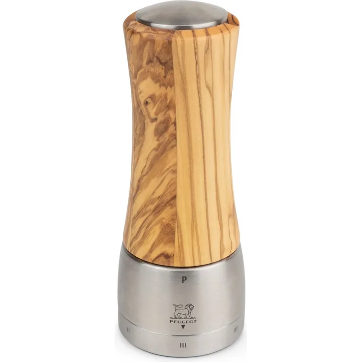 Peugeot Madras Manuelle Pfeffermühle, Mahlgradeinstellung u'Select, Höhe: 16 cm, Olivenholz, 36140