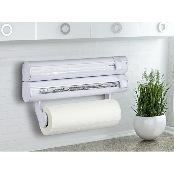 Küchenrollenhalter für Alufolie Frischhaltefolie Küchenrolle 34030 – Bild 2