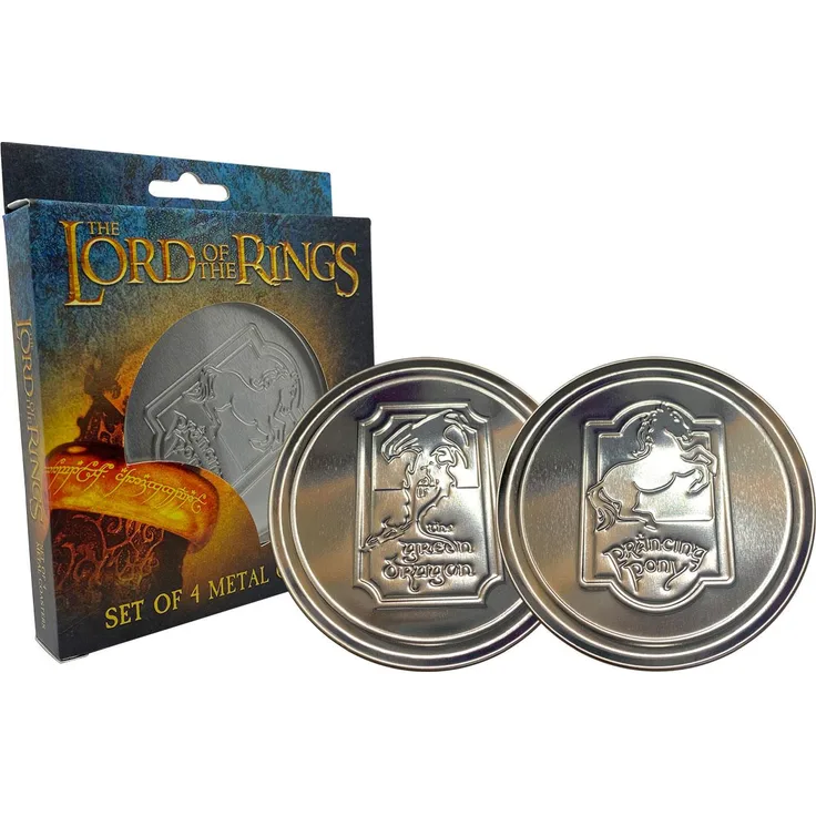 Der Herr der Ringe Untersetzer 4er-Pack Green Dragon