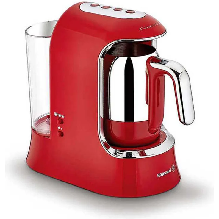 Korkmaz Kahvekolik Aqua Coffee Machine - Red - A862