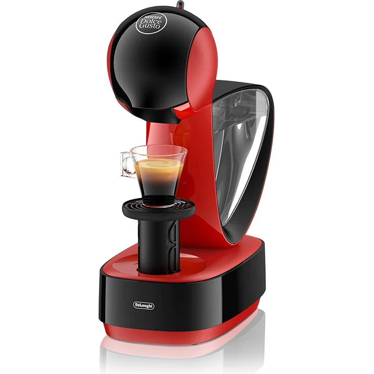 De'Longhi EDG 260.R, NESCAFÉ Dolce Gusto Infinissima , Kapsel Kaffeemaschine , Für heiße und kalte Getränke , 15 bar Pumpendruck für samtige Crema , Ferrari Red – Bild 1