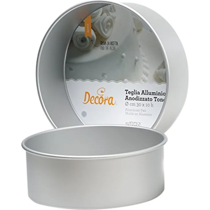Decora 0062611 Profi-BACKFORM RUND AUS ELOXIERTEM Aluminium Ø cm 15 X 10 H