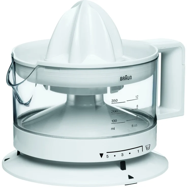 Braun Tribute Collection CJ 3000 Zitruspresse (20 W, 0,35 l) weiß – Bild 1