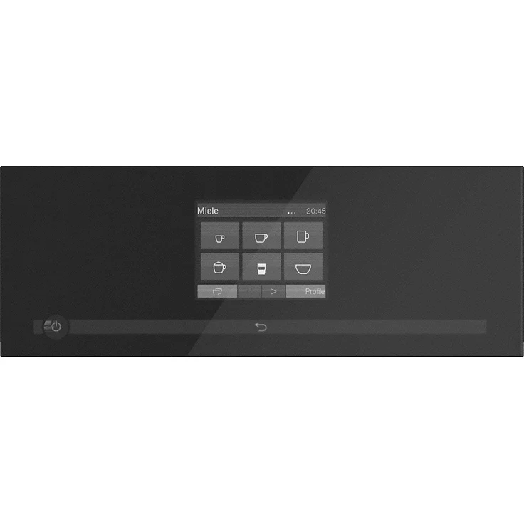 Miele CM 7500 Kaffeevollautomat (Automatische Entkalkung, Kaffee- und Tee-Zubereitung, Tassenwärmer, 10 Genießerprofile, Tassenbeleuchtung, OneTouch- und OneTouch for Two-Zubereitung) schwarz, mit Milchsystem – Bild 2