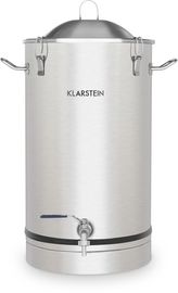 Maischfest Fermentierkessel 30 Liter Gärröhrchen 304-Edelstahl 30 Ltr