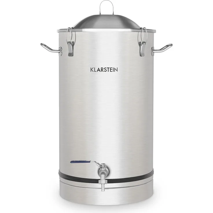 Maischfest Fermentierkessel 30 Liter Gärröhrchen 304-Edelstahl 30 Ltr