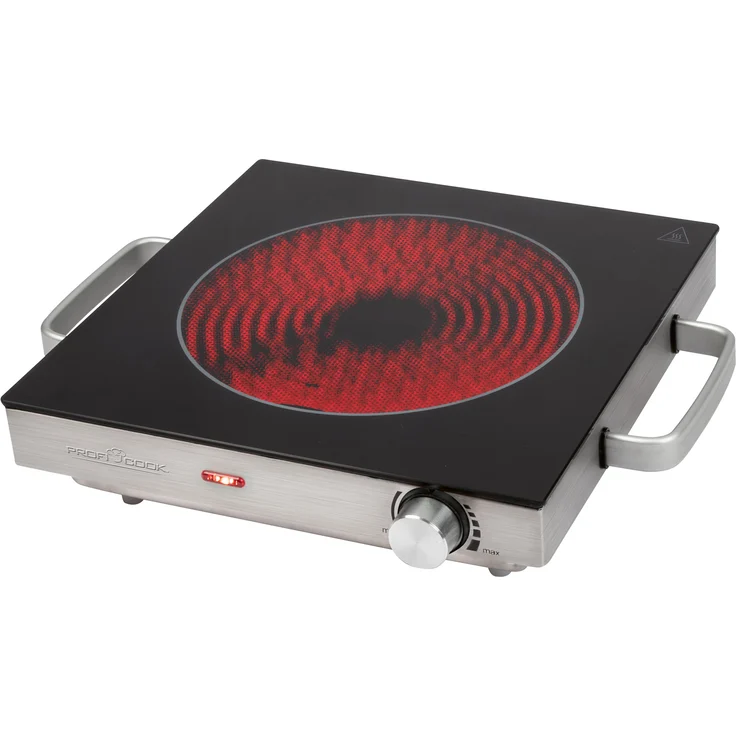 ProfiCook PC-EKP 1210, Kochplatte, Farbe Edelstahl – Bild 1
