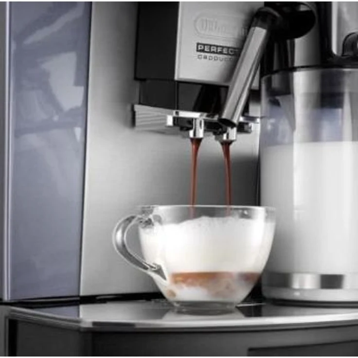 De'Longhi ESAM 5500 Perfecta Kaffeevollautomat, 1,8 L, Display, 13-stufiges Mahlwerk, 1350 Watt, mit Milchsystem  - Preisvergleich – Bild 5