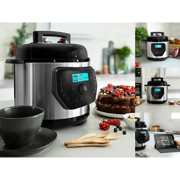 Cecotec Küchenmaschine H Deluxe 6 L LCD Edelstahl