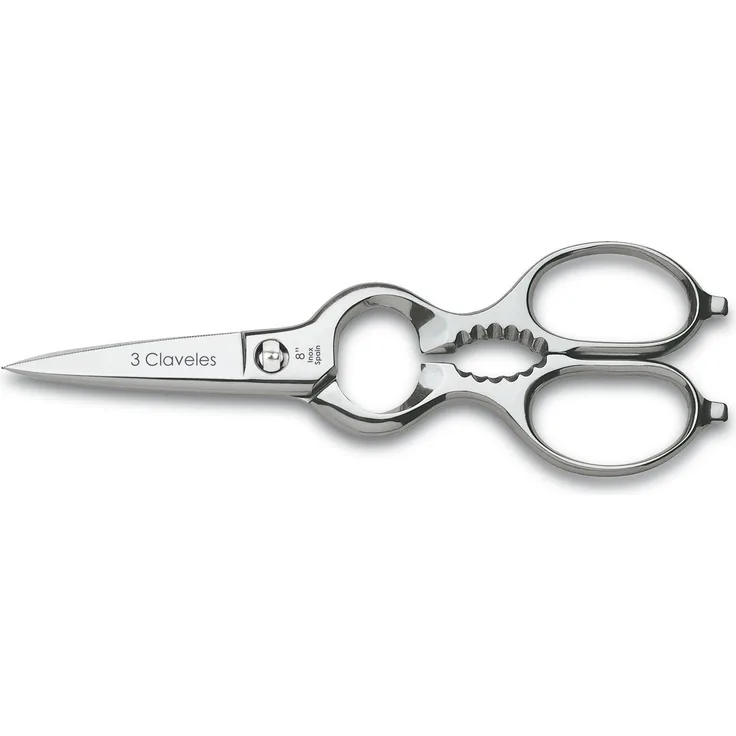 3 Claveles 409 - Küchenschere, Vielzweck, Edelstahl, demontierbar, 20,32 cm