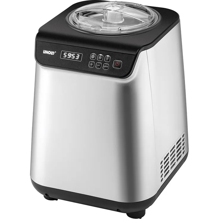 UNOLD 48825 EISMASCHINE UNO, mit Kompressor, 1,2 Liter Volumen, mit Timer