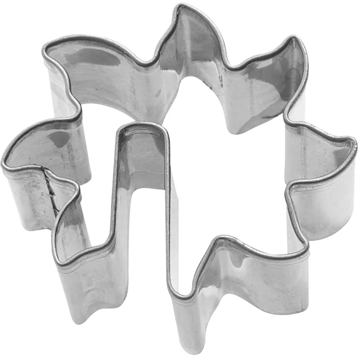 Westmark Ausstechformen-Set für Tassenkekse, 4-tlg, Verschiedene Formen, Länge: 5 cm, Rostfreier Edelstahl, Silber, 31962260