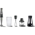 Braun MQ9125XS Stabmixer Multi Quick Set Stabmixer Premium 1200W, schwarz, edelstahl - Preisvergleich