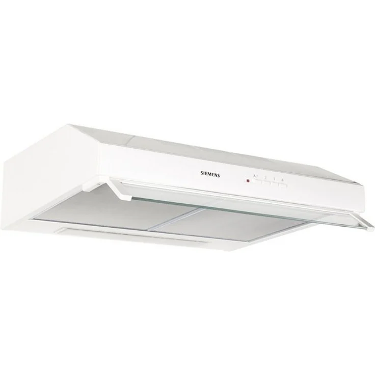 Siemens iQ100 LU63LCC20, Motorhaube, Standard, Breite: 60 cm, Tiefe: 48.2 cm, Abzug & Umluft, weiß – Bild 6