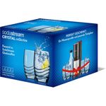 SodaStream Designglas, individuell designtes Rastal-Trinkglas, 4er-Pack