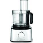 Kenwood Multipro Compact FDM301SS Foodprozessor mit Direktantrieb, 800W, 2,1L Schüssel, 2 Geschwindigkeiten, inkl. Patisserie-Set, Zitruspressenaufsatz, Standmixeraufsatz, Universalzerkleinerer-Zubehör, silber