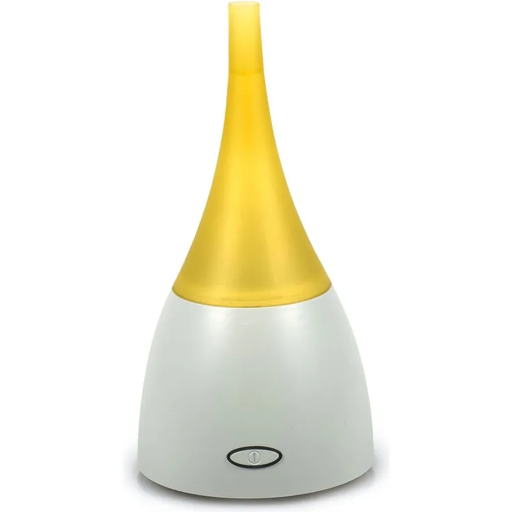pajoma Aroma Diffuser AirActiv, Ultraschall Luftbefeuchter mit LED Licht, 4 Farben Humidifier Aromatherapie Diffusor (Gelb)