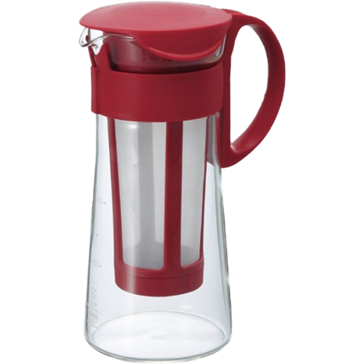 Hario Mizudashi Coffee Pot mini, rot, 600ml