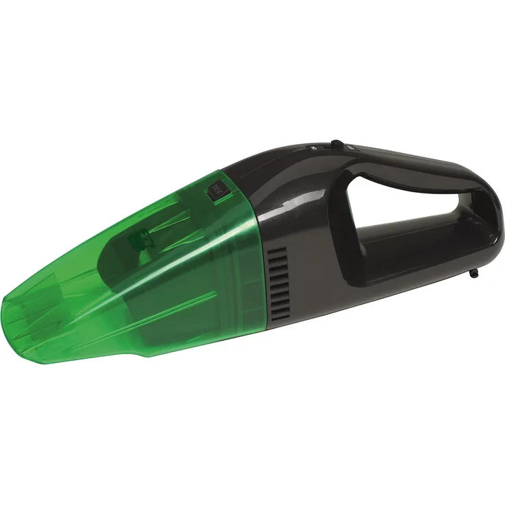 GreenTec Handstaubsauger Akkustaubsauger mit Li-ION Akku, beutellos, Handsauger Nass|Trocken Funktion, Kabelloser Autosauger mit starken 7,4V, 16W Motor