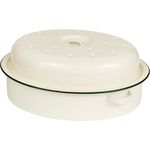 VICTOR le Ovaler Bräter mit Rand, 36 cm, grün