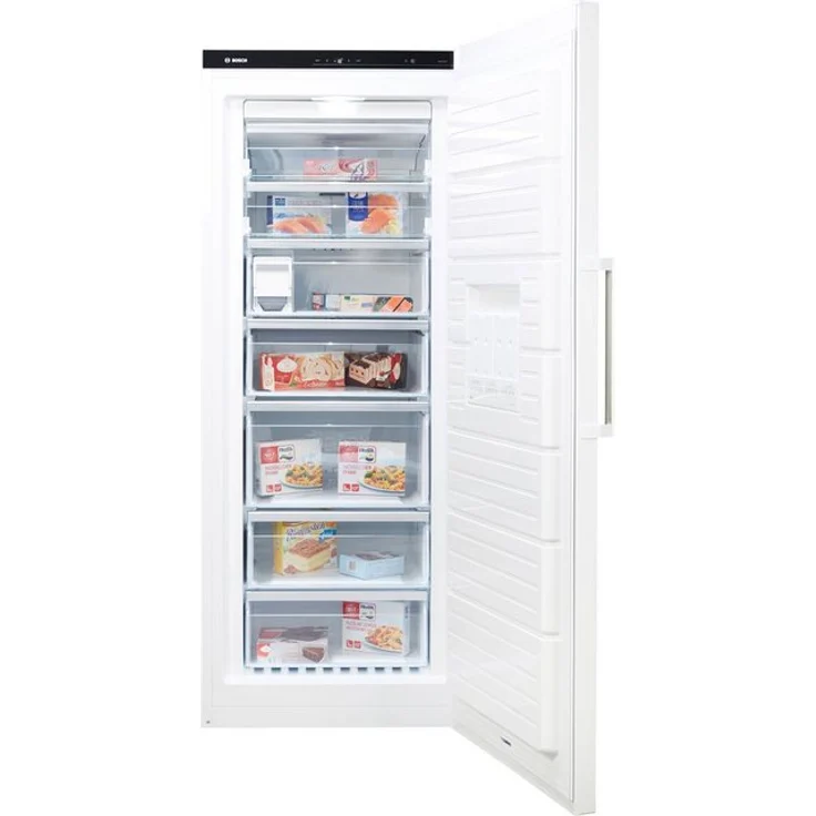 Bosch GSN54AWCV Gefrierschrank, freistehend, weiß, NoFrost, Schnellgefrieren, LED, Breite 70 cm, Energieklasse C – Bild 5