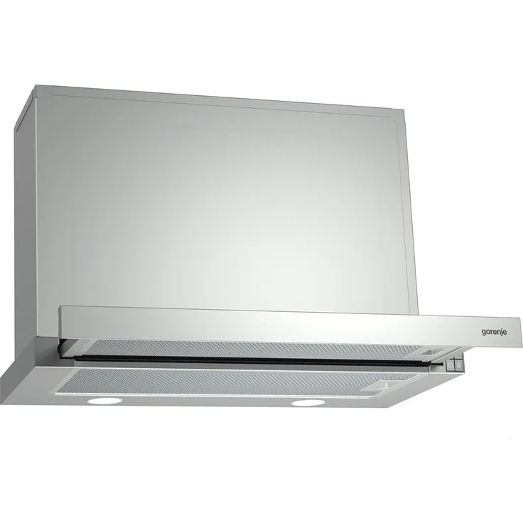 Gorenje BHP 623 E8X Dunstabzugshaube, C, Abluft und Umluft, Einbaugerät, 3 Gebläsestufen