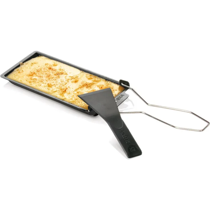 Boska Cheese Barbeclette Explore Raclette für den Grill, zum Grillen von Käse, Antihaftbeschichtung, Anthrazit, ca. 17 cm, 852032
