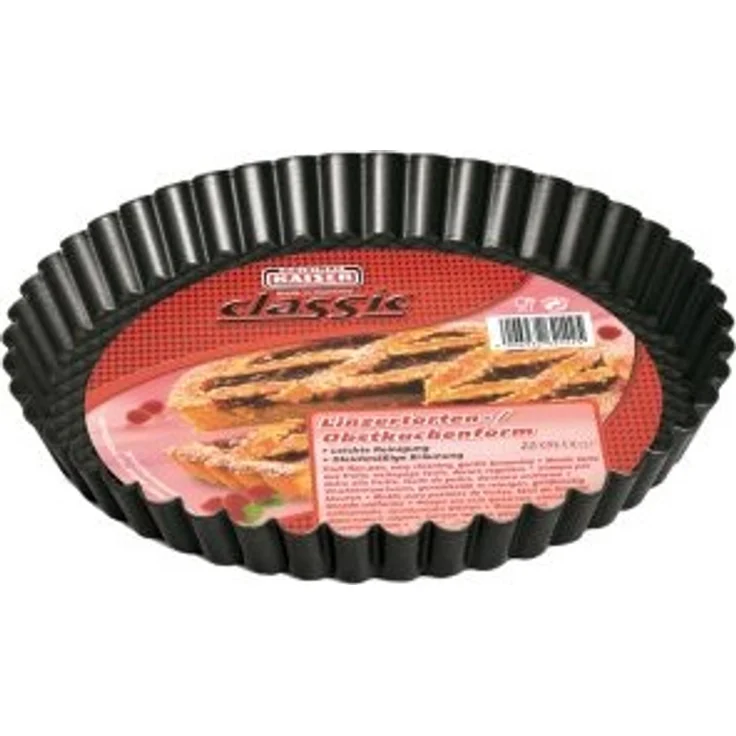KAISER Tortenboden Ø 28 cm Classic gute Antihaftbeschichtung gleichmäßige Bräunung durch optimale Wärmeleitung mit Rezept – Bild 1