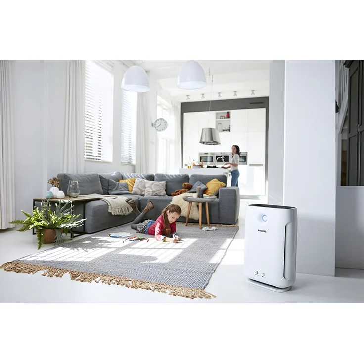 Philips AC2889-10 Luftreiniger Connected (für Allergiker und Raucher, 79m², CADR 333m³-h, AeraSense Sensor, mit App-Steuerung) weiß – Bild 3