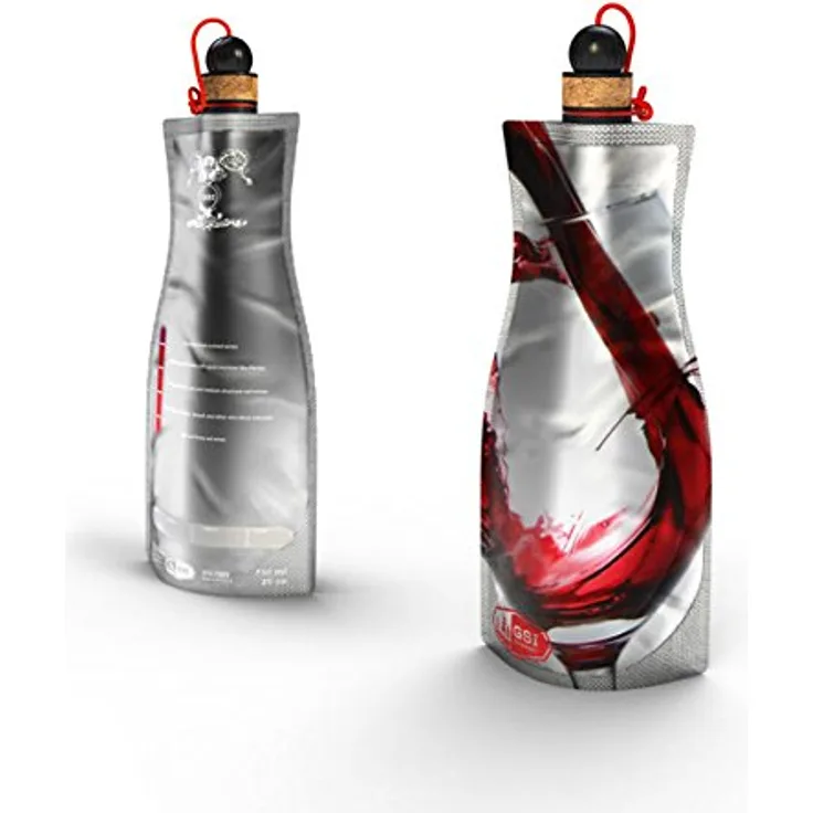 GSI Aufrollbare Weinkaraffe, silber, 91100