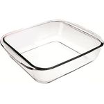 IBILI Auflaufform Kristall, Glas, transparent, 25 x 22 x 5 cm