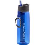 LifeStraw Go 2 Nachfüllbare Wasserflasche mit Eingebautem (2-Stufig) Blue Filter, Blau, M