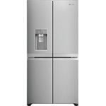 Bauknecht BQ9I MO1L Side-by-Side-Kühlschrank, freistehend, Edelstahl-Optik