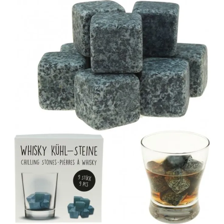 9x Whiskey Steine Whiskeysteine Kühlsteine Speckstein Eiswürfel Natursteine