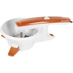 Ariete 261 Passì, elektrisches Passiergerät, 3 Scheiben aus Edelstahl mit verschiedenen Löchern, 25 W, Schaber, anpassbar an jeden Behälter, Orange
