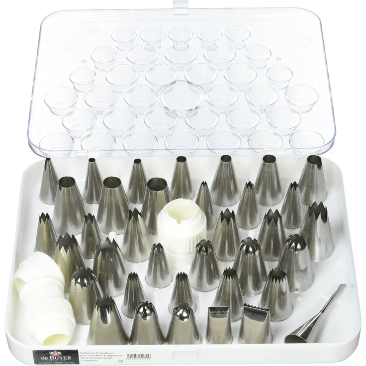 DeBuyer 35 Tullen, Edelstahl, Silber, 27.9 x 20.1 x 10.9 cm, Einheiten