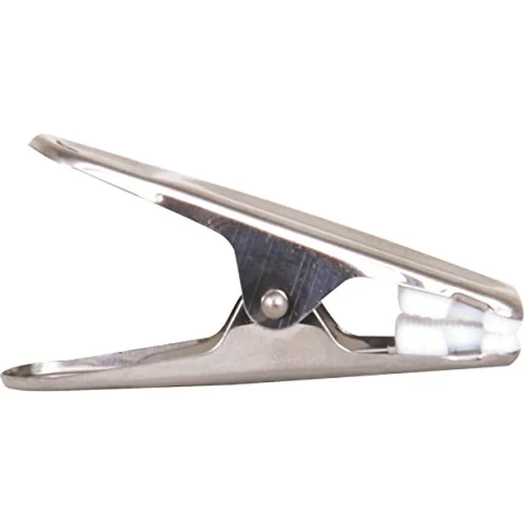 MSV 100293 12 Stück Wäscheklammern Edelstahl 6,2 x 0,1 x 0,1 cm