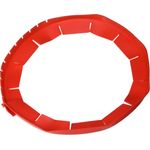 HG HGROPE SR-96037 Verstellbarer Tortenkrustenschutz, BPA-freies Silikon, für 21,6-29,5 cm, Aqua, Rot