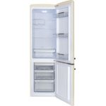 Amica FK2965.3GAA KGCR387100B WID Retro Kühl-Gefrierkombination, freistehend, beige, NoFrost, LED, Breite 55 cm