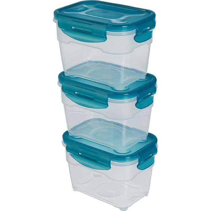 AmazonBasics Airtight Food Storage Containers Set, 3 x 1.0 Liter – Bild 1