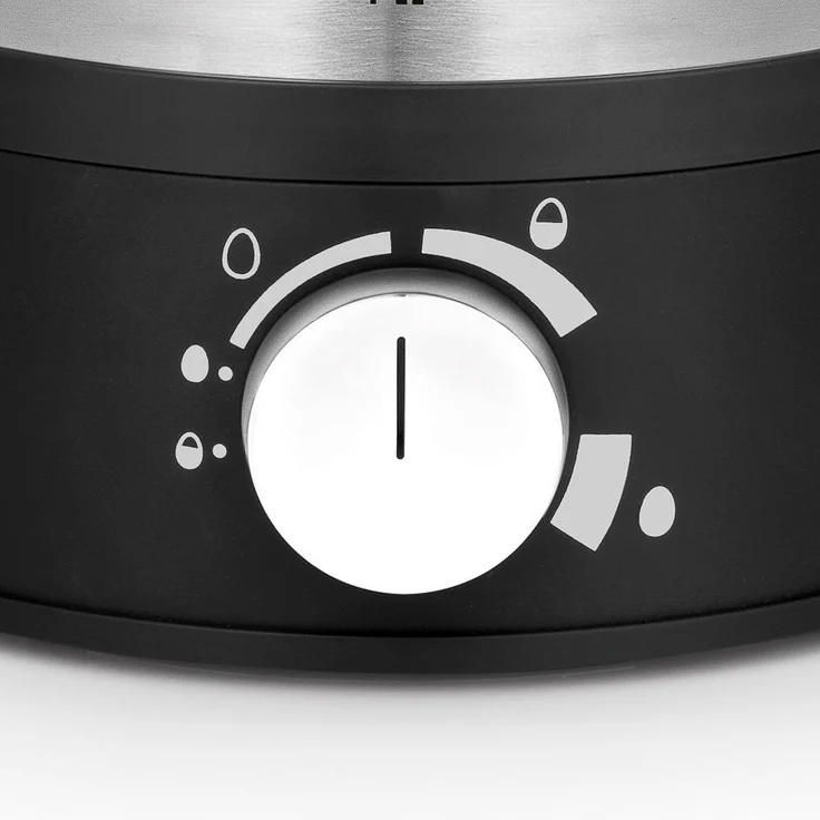 WMF Stelio Eierkocher, für 1-7 Eier, 350 W, mit Härtegradeinstellung, Eierhalter, Messbecher mit Eipick, edelstahl matt – Bild 7