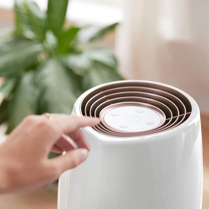Philips HU2716/10 Luftbefeuchter 2000 Serie, natürliche und hygienische Luftbefeuchtung, weiß/roségold – Bild 4
