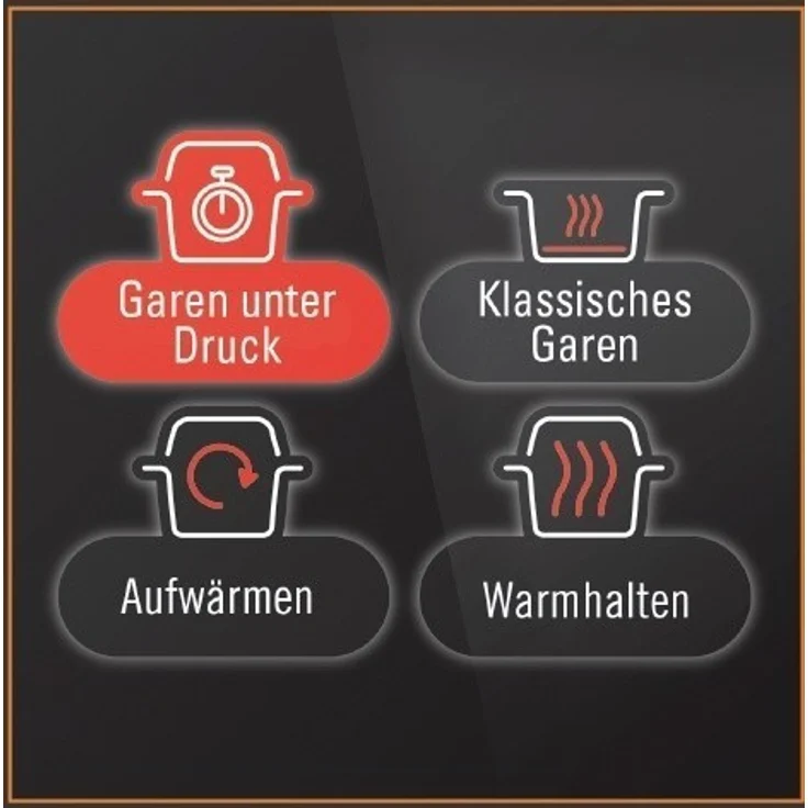 Krups CZ7158 Cook4Me+ Connect Multikocher, 1600 Watt, elektrischer Schnellkochtopf, inkl. e App, Bluetooth Steuerung, 4 Liter Fassungsvermögen, schwarz-grau – Bild 3