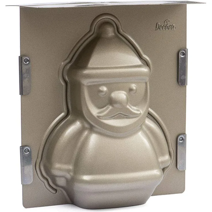 Decora 0075011 3D Weihnachtsmann Antihaft, Stahl