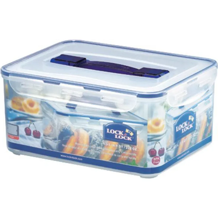 Lock & Lock HPL883 Multifunktionsbox 6,5l mit Ablaufgitter und Griff
