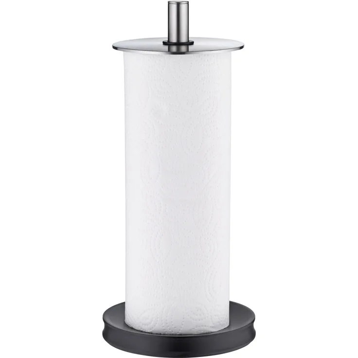 WMF Depot Küchenrollenhalter stehend, 32 cm, Cromargan Edelstahl, Silikonfüße spülmaschinengeeignet